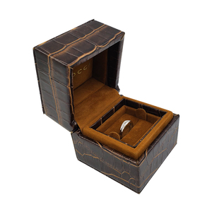Wholesale Luxury Design Crocodile Ring Box