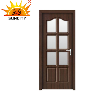 Porte intérieure en PVC de style américain, fenêtres en bois massif, fenêtres en PVC de haute qualité, accessoires pour portes et fenêtres en PVC professionnels - Product Image 5