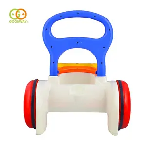 חדש דגם עגלת צעצוע תינוק לשבת-כדי-stand למידה ווקר ילדי מתנה הטובה ביותר פלסטיק תינוק הליכון עם אור & מוסיקה