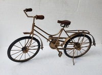 Vélo miniature décoratif en fer, bicyclette miniature