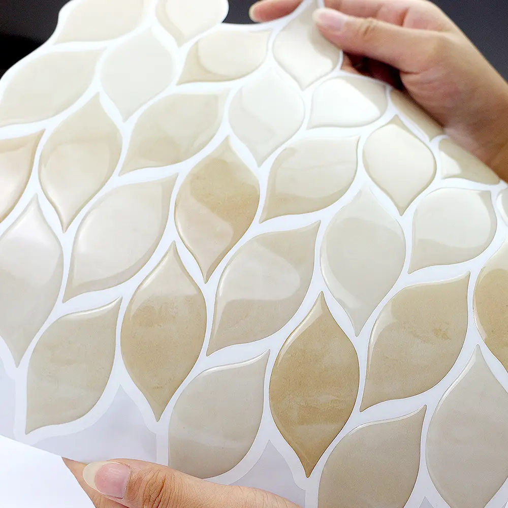 The original peel and stick tiles manufacturer DIY 3D gel - like self adhesive wallpapers