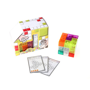 <span class=keywords><strong>Giochi</strong></span> educativi cubo magico di plastica puzzle building blocks giocattoli magnetici - Product Image 6