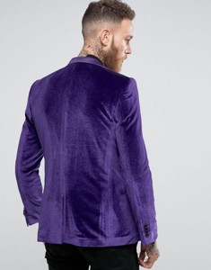 Moda personalizzata nuova <span class=keywords><strong>giacca</strong></span> <span class=keywords><strong>di</strong></span> <span class=keywords><strong>velluto</strong></span> viola abito da <span class=keywords><strong>uomo</strong></span> 2 pezzi <span class=keywords><strong>giacca</strong></span> pantaloni Design blazer formale da <span class=keywords><strong>uomo</strong></span> completo completo - Product Image 5
