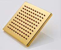 Douche de plafond en or de luxe de 8 pouces Système de douche à effet pluie