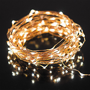 sparkling 10m mini yellow string lights for all festivities