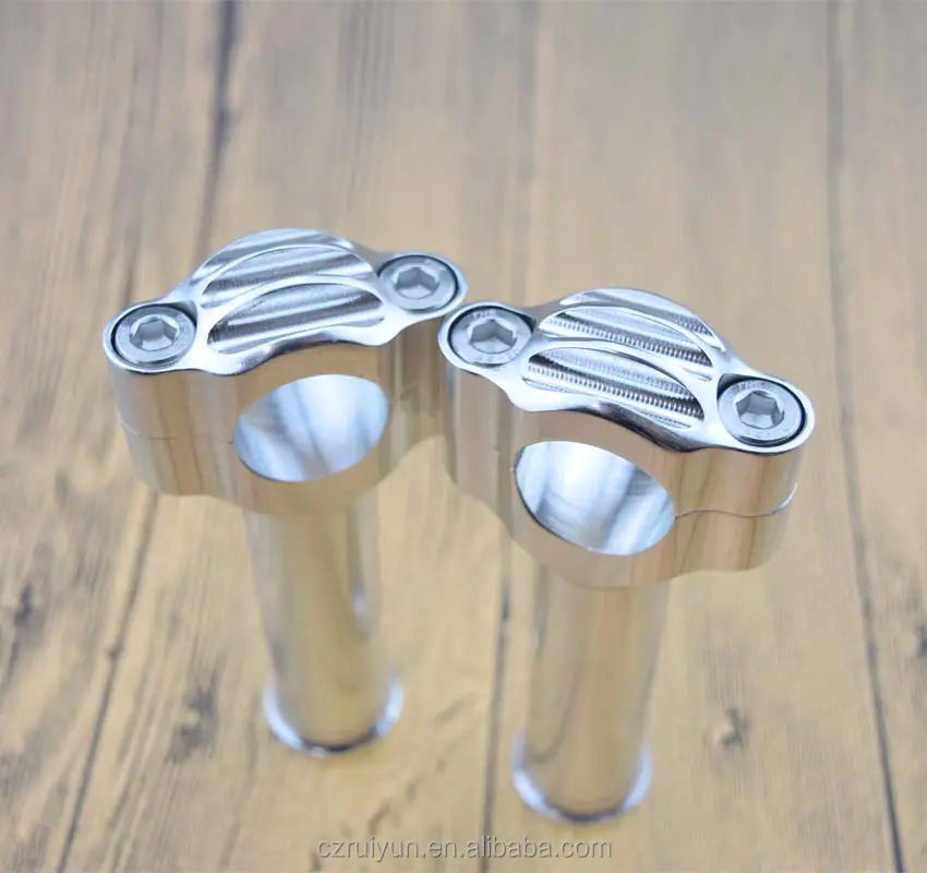 For Harley Cruisers Custom Motorcycle 1" Handlebar Riser Clamp Taper