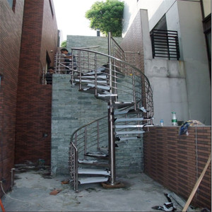 Escalones en espiral <span class=keywords><strong>de</strong></span> hierro <span class=keywords><strong>para</strong></span> interiores, modelos <span class=keywords><strong>de</strong></span> <span class=keywords><strong>escaleras</strong></span> en espiral <span class=keywords><strong>para</strong></span> el <span class=keywords><strong>segundo</strong></span> <span class=keywords><strong>piso</strong></span> con cristales laminados - Product Image 6