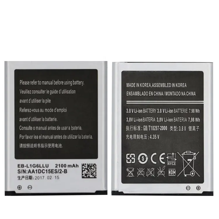 Original 2100mAh EB-L1G6LLU New Wholesale Cell Phone Battery for Samsung Galaxy S3 III I9300 T999 I747