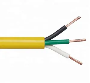 Kabel Berselubung PVC Insulasi dengan Sirkuit, Kabel PVC Pelindung 4x6mm2