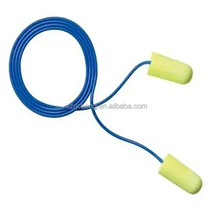 3M 312-1250 hearing protection safety silicone ear plugs /reusable silicone ear plug with string