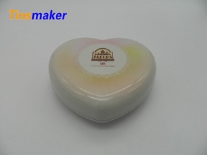Impresión personalizada decorativo <span class=keywords><strong>en</strong></span> forma de corazón de plata del caramelo del <span class=keywords><strong>estaño</strong></span> - Product Image 5