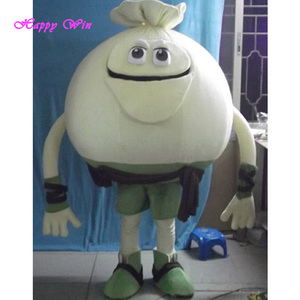 GRAN TAMAÑO DE ALIMENTOS traje de la mascota de la felpa bollo caminar traje para el festival - Product Image 1