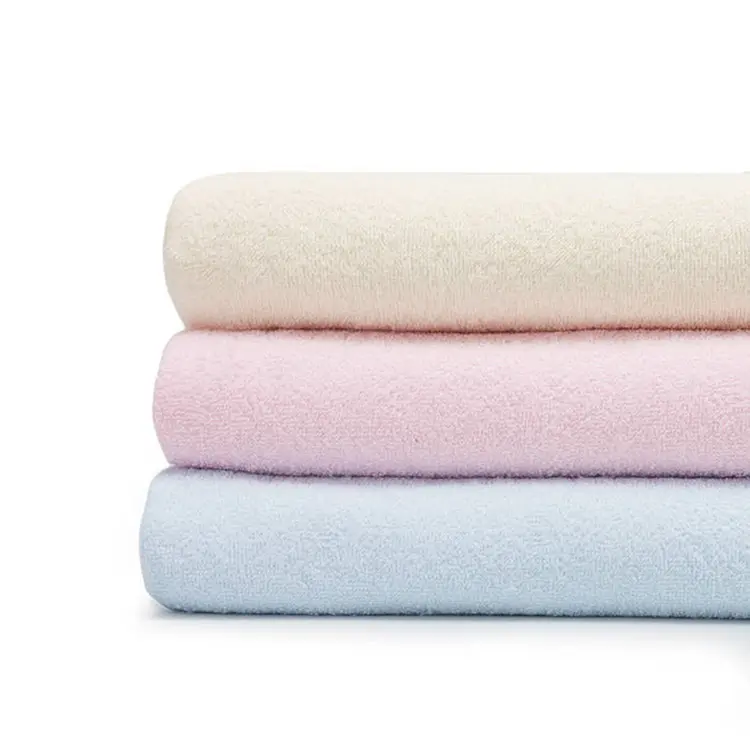 Hot sale knitted terry bath 100% cotton towel fabric rolls