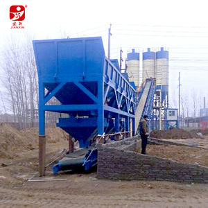 Klaar Mix Betonfabriek 90m3/H Band Transportband Fabriek Prijs Productielijn Met Motor Motor Versnellingsbak Plc China - Product Image 2