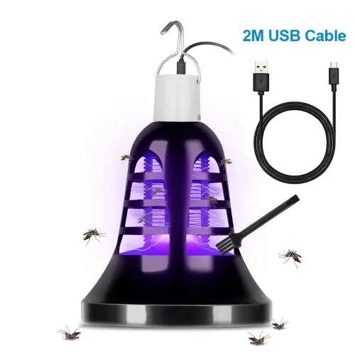 Best Indoor 2 in 1 Electronic USB Mosquito Killer Trap Led Bulb Lamp Insects Killer