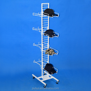 POP sàn di động đứng kim loại bán lẻ hàng hóa trình bày phổ Mũ POS cửa hàng giá hiển thị - Product Image 1