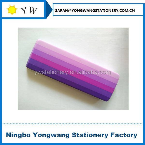 E150501 Giant Eraser with Purple Pink Shades - TPR Pencil Rubber