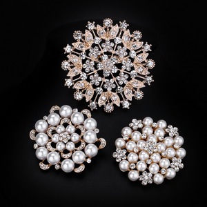 Weiman Ensemble <span class=keywords><strong>de</strong></span> grandes broches plaquées or ou argent <span class=keywords><strong>de</strong></span> haute qualité <span class=keywords><strong>Lot</strong></span> <span class=keywords><strong>de</strong></span> 6 PC Bouquets <span class=keywords><strong>de</strong></span> cristal <span class=keywords><strong>de</strong></span> mariage à faire soi-même Cadeau - Product Image 5