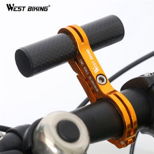 WEST BIKING-extensor de manillar de bicicleta, soporte de lámpara de aluminio y carbono para bicicleta de montaña, 31,8mm - Product Image 3
