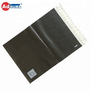 Enveloppes en poly recyclées biodégradables sacs d'expédition en plastique noir mat personnalisés respectueux de l'environnement 100% enveloppes en poly compostables en PLA - Product Image 5