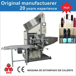 Máquina de impresión caliente más popular del sello de China para los casquillos irregulares