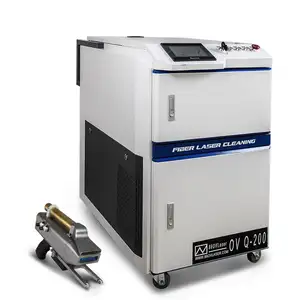 Máquina de limpieza láser de óxido, pintura, aceite y óxido para acero metálico