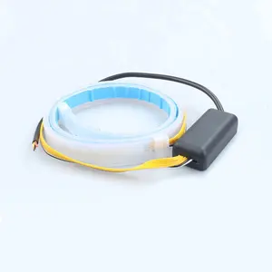 Universal 30cm 45cm 60cm DRL light 2 PCS 12V Car Daytime Running Lights Soft Article Lamp