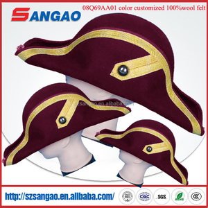 Chapeau de derby en feutre fedora en laine chapeaux formels pour femmes ou hommes en fête ou festival ou réunion - Product Image 3