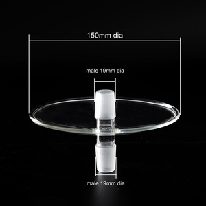 Tabac Shisha Saveurs Narguilé Bol En Verre <span class=keywords><strong>Plaque</strong></span> <span class=keywords><strong>Chauffante</strong></span> Écran Narguilé Wasserpfeife Verre Stabile Cendrier - Product Image 4