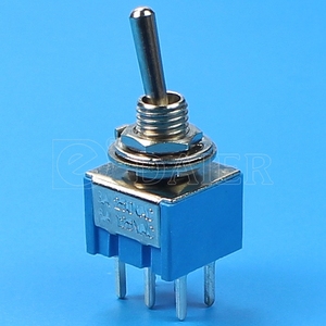 MTS-202-A2 6Pin 6A 125V DPDT ON-ON PCB 2 Vie Interruttore A Levetta MTS 202 - Product Image 4