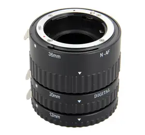 MCOPLUSメタルマクロレンズアダプターエクステンションチューブTTL自動露出AF AF-S for Nikon D5200 D7100 D850