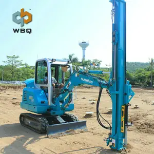 Carretera móvil pile Driver para instalación fotovoltaica wdl 150/600