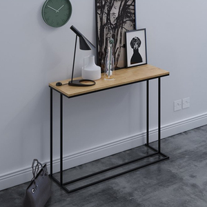 Modern Living Room Industrial <strong>Black</strong> Metal Rectangular Cocktail Table Coffee <strong>Console</strong> Table TV Stand - Product Image 2