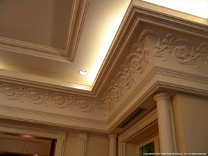 chất lượng cao thiết kế trần thạch cao đường sắt thạch cao cornice coving khuôn cửa - Product Image 3