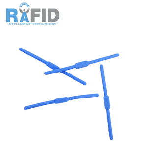 Gran oferta, etiqueta de tela RFID impermeable, tipo resorte, silicona UHF para seguimiento de ropa, producto de seguridad y protección