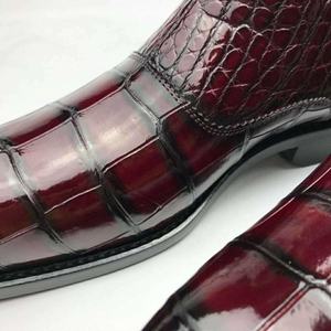 Goodyear welt nuovo arrivo scarpe eleganti da <span class=keywords><strong>uomo</strong></span> scarpe fatte a mano in <span class=keywords><strong>pelle</strong></span> di coccodrillo taglia 14 <span class=keywords><strong>stivali</strong></span> da <span class=keywords><strong>uomo</strong></span> <span class=keywords><strong>stivali</strong></span> eleganti di qualità di lusso per <span class=keywords><strong>uomo</strong></span> - Product Image 5