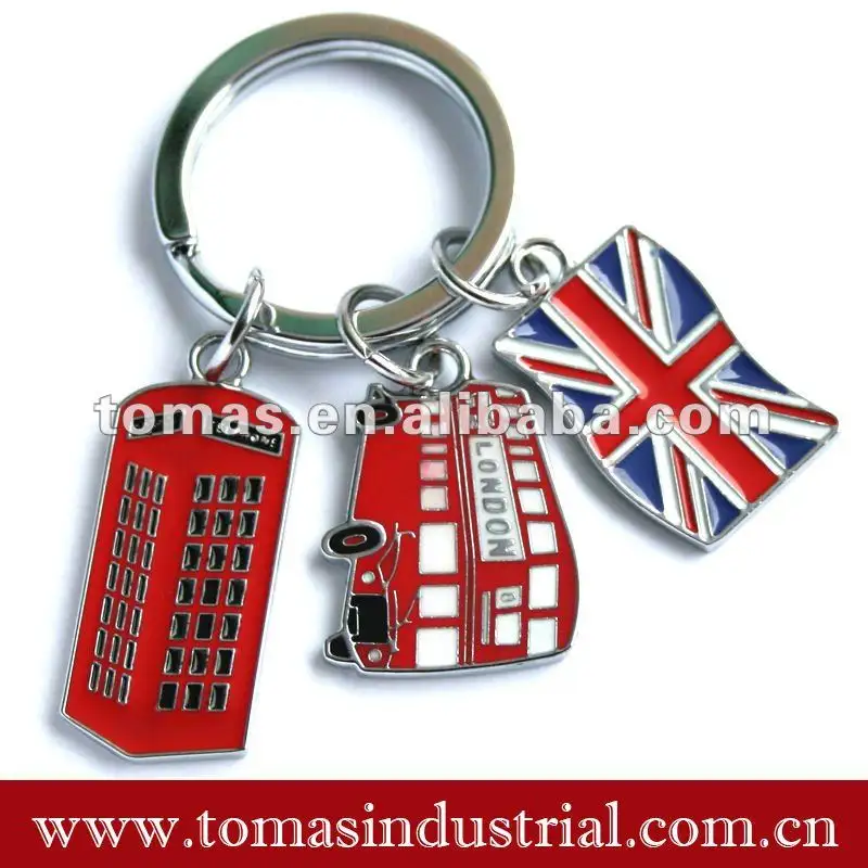 Heißer verkaufender Schlüssel ring für London Souvenir mit Doppeldecker bus
