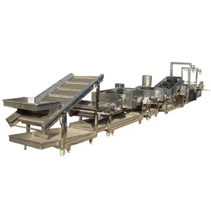 300 kg/h de patata chip/Máquina automática frito, línea de producción de papas fritas/patatas fritas que hace la máquina