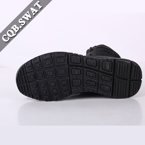 Unisex Zwarte Suède Tactische Laarzen Met Ritssluiting Veters Gevechtsschoenen In Hoogte, Waardoor Antislipfuncties Voor Het Zomerseizoen Toenemen - Product Image 6