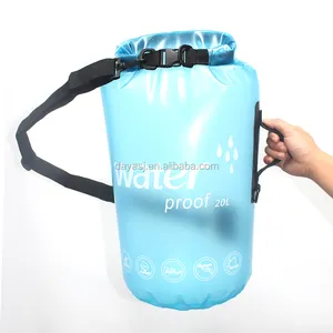 Wholesale Watertight Dry Sack Keep Your Personal Belongings Dry on Vacation PVC Transparent Waterproof Dry Bag