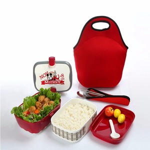 Moda colorida impermeable <span class=keywords><strong>neopreno</strong></span> aislante almuerzo bolsa con cremallera - Product Image 1