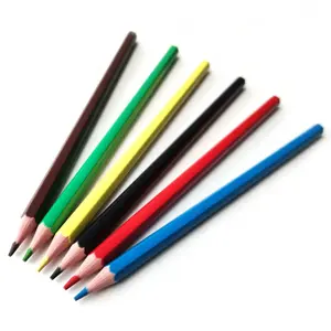 7 inç 6 adet Plastik Çok renkli kalem seti kalem seti