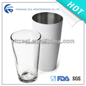 Thiết kế mới nhiệt tình thép không gỉ và kính Boston Cocktail Shaker - Product Image 2