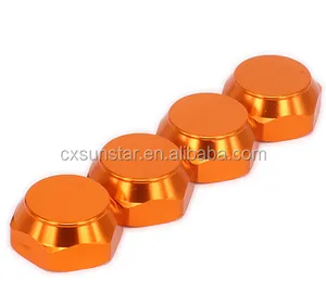 M17 17ミリメートルWheel Hub Hex Nut Fine Anti-Dust Cover For 1/8 RC Car Buggy Truck Upgraded Hop-Up Parts