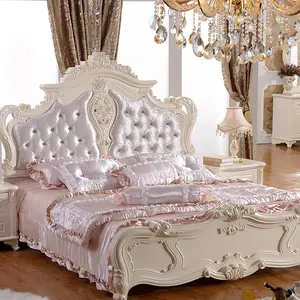 Commercio all'ingrosso di Queen Size di Alta Letto Cornici A Buon Mercato Matrimoniale King Size Letto con Immagazzinaggio Disegni