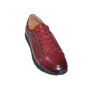 2023 Mode Wein Echtes Leder Gummis ohle Mode Komfortable Langlebige Alltag Walking Casual Herren Sportschuhe