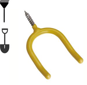 Soporte para Escoba y Trapeador Resistente y Ecológico, Gancho para Almacenamiento de Bicicletas con Montaje en Pared de Yeso y Madera - Product Image 1