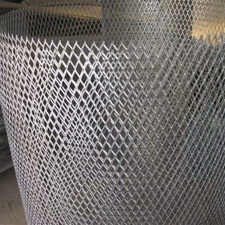 El yeso de la pared de construcción de malla de metal expandido de diamantes al por mayor agujero perforado de la hoja