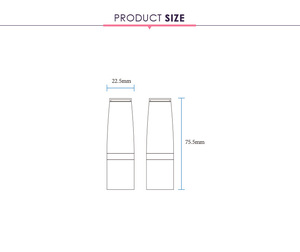 Grosir Casing Lipstik Kosong Bentuk Peluru - Product Image 3