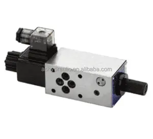 Yuken Chế MFST Của MFST-02-2,MFST-02-4,MFST-02-6,MFST-03-2,MFST-03-4,MFST-03-8,MFST-03-12 Modular Solenoid Van Kiểm Soát Dòng Chảy